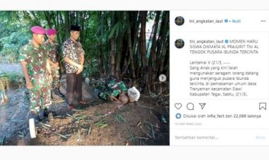 Viral! Tangis Pecah Dikuburan Pemuda Ini Lulus TNI AL: Jadilah prajurit yang Tangguh, Setangguh Ibu Mendidikmu Hingga Akhir Hayatnya