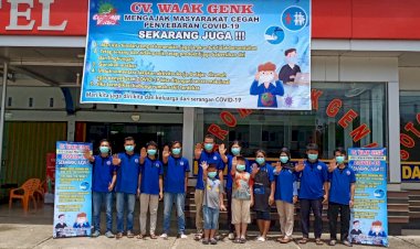 CV Waak Genk Ajak Masyarakat Kabupaten Sarolangun Cegah Penyebaran Covid- 19