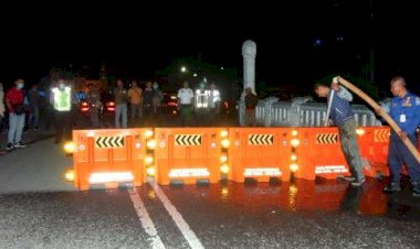 Tutup Akses Kota Tegal, Walikota Yon Blokir Jalan Gunakan Barrier 2 Ton: Biar Tak Bisa Digeser