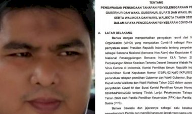 Covid- 19, Panwascam di Kota Sungaipenuh Dinonaktifkan