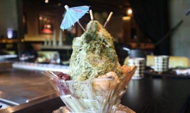 Green Tea Kakigori (Es Serut ala Jepang)