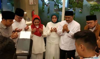 Doa Bersama Gus Ipul-Puti Sebelum Debat Pilkada