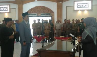 Lantik Fadhiel jadi Sekda, Ini yang Disampaikan Bupati Masnah