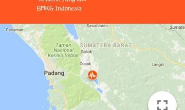 Ternyata Ini Pusat Gempa yang Guncangannya Ikut Dirasakan Warga Merangin dan Bungo 