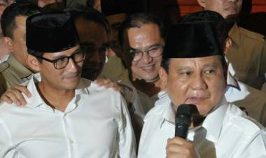 Prabowo Enggan Komentari Peluang Sandi Dampingi jadi Cawapres