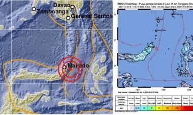 Warga Panik dan Berhamburan, Ini Kekuatan Gempa Guncang Manado dan Sekitarnya