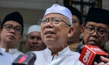 Bendera yang Dibakar Banser Apakah Tauhid Atau HTI, Ini Kata Ma'ruf Amin