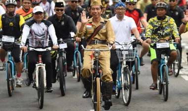 Ma'ruf Amin Sebut Jokowi Tak Pernah Lakukan Pencitraan