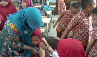 lampung Nomor Dua Nasional Capaian Vaksin MR, Ini Rahasianya...
