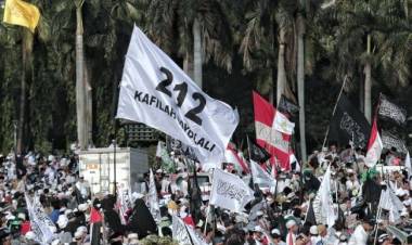 Lagu Astaghfirullah Punya Presiden Si Raja Bohong Diputar di Reuni 212