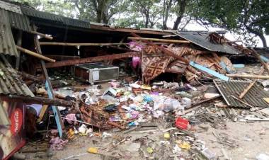 Begini Kerusakan 817 Rumah di Banten-Lampung Akibat Tsunami