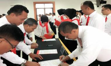 Berikan Reskrim Rasa Baru, Jajaran Polda Jambi Tanda Tangani Komitmen Integritas Kabareskrim