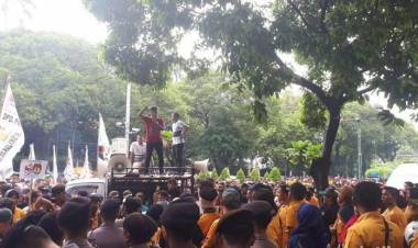 Massa Hanura Demo di KPU Minta OSO Masuk Caleg DPD