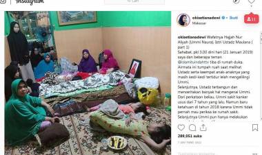 Ustadz Maulana dan 4 Anaknya Tidur di Samping Jenazah Istri Tercinta