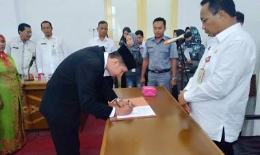 Sekda Bungo Lantik Empat Pejabat Baru