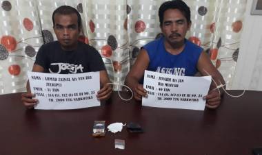 Begini Aksi Polisi Ringkus Dua Bandar Sabu Asal Sarolangun