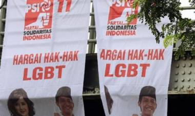 Spanduk LGBT Berteberan, PSI Lapor ke Bawaslu DKI