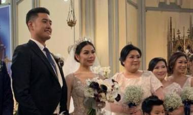 Heboh! Meski Tahanan Narkoba, Cucu Konglomerat Ini Nikahi Shalvynne Chang di Gereja