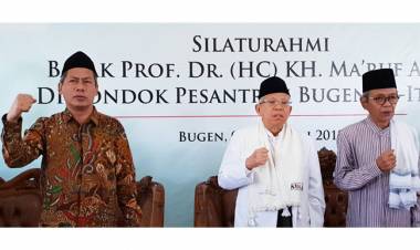 Ma'ruf Minta Ada Menteri Pendidikan Pesantren