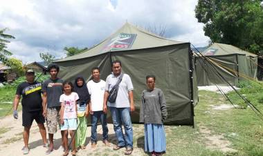 Miris, 40.000 Korban Gempa Palu Masih Bertahan di Tenda-Tenda