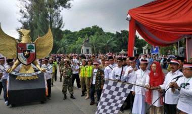 Haul Gusdur Ribuan Peserta Ikuti Kirab Kebangsaan