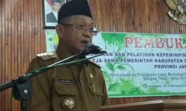Bupati Sarolangun Buka Diklatpim IV Angkatan XIII