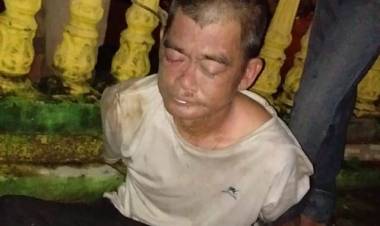 MIRIS! Bobol Kantor Kemenag Merangin, WNA Malaysia Ini Babak Belur