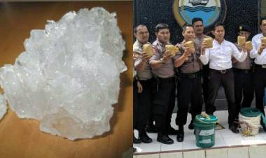Aduh..! Sabu 7 Kilogram Yang Dirilis Polisi Ternyata Tawas