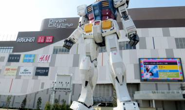 Jepang Siap Pamer Robot Gundam 18 Meter