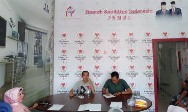 Lintas Relawan 02 Jambi Gelar Aksi Sejuta Tanda Tangan Prabowo-Sandi