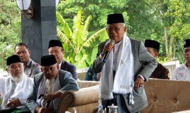 Ma'ruf Amin: "Insfrastruktur Langit" Itu Adalah Jaringan Internet