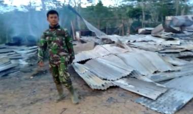 Amankan Lokasi PT Samhutani, Kodim/0420 Sarko Kirim 1 Regu