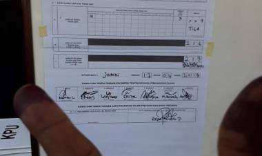 Di TPS Caleg Gerindra Ritas, Prabowo-Sandi Unggul