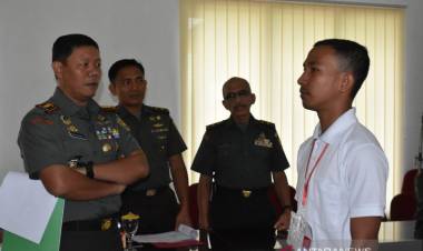 Pemuda SAD Lulus Calon Tamtama TNI Ikuti Pendidikan