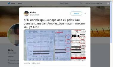 Duh!! Situng KPU Disusupi C1 Palsu Kok Bisa Ya, Suara Jokowi Naik di Medan