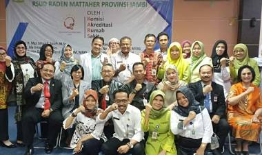Dipimpin drg Iwan, RSUD Raden Mattaher Dua Kali Raih Akreditasi Paripurna