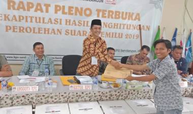 Ini Dia Suara Perolehan 35 Anggota DPRD Sarolangun Periode 2019-2024