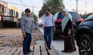 Masnah Janji Pembangunan Jalan Poros Marene-Lopak Alai Selesai 2019