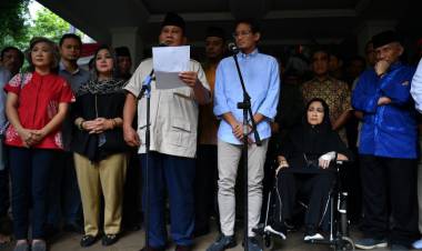 Prabowo-Sandi Gelar Jumpa Pers Jelaskan Gugatan Pilpres