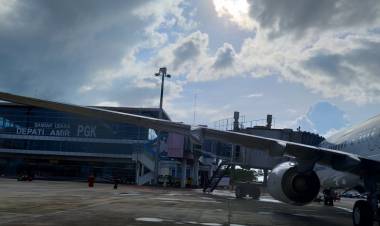 Penumpang Pesawat di Bangka Tengah Turun 22,8 Persen