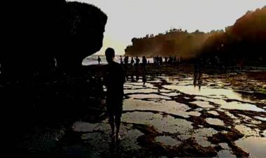 Puluhan Ribu Wisatawan Padati Objek Wisata di Gunung Kidul