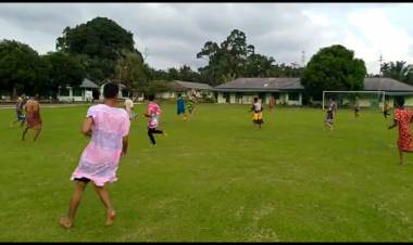 Unik dan Lucu, Begini Kegiatan Koramil Sarolangun Meriahkan Idul Fitri