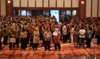 Menkeu Lantik 499 Pejabat Eselon II dan III 