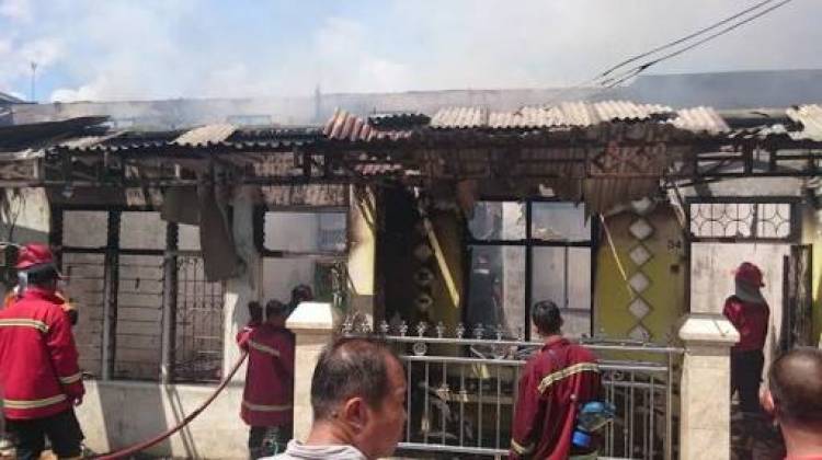 7 Rumah Terbakar di Kawasan Budiman Kota Jambi