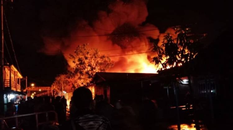 Lagi, Kebakaran Ludeskan 18 Rumah dan Tewaskan Dua Warga Tungkal Ilir
