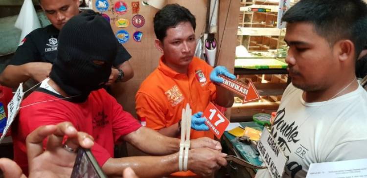 Polres Tanjabtim Gelar Rekonstruksi Pembunuhan Warga Lambur