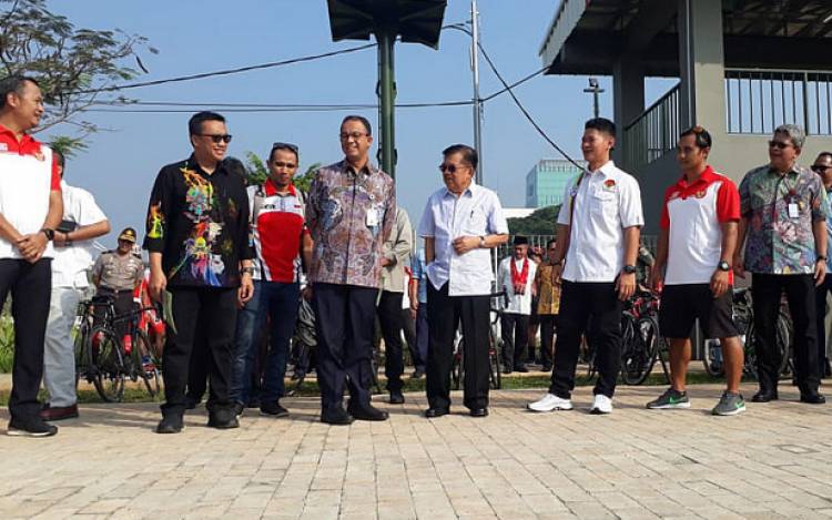 JK Pastikan Semua Venue Siap, Saat Pengecekan Persiapan Asian Games 2018, 