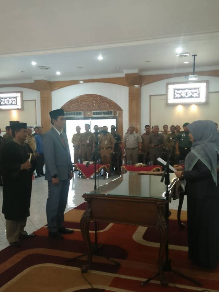 Lantik Fadhiel jadi Sekda, Ini yang Disampaikan Bupati Masnah