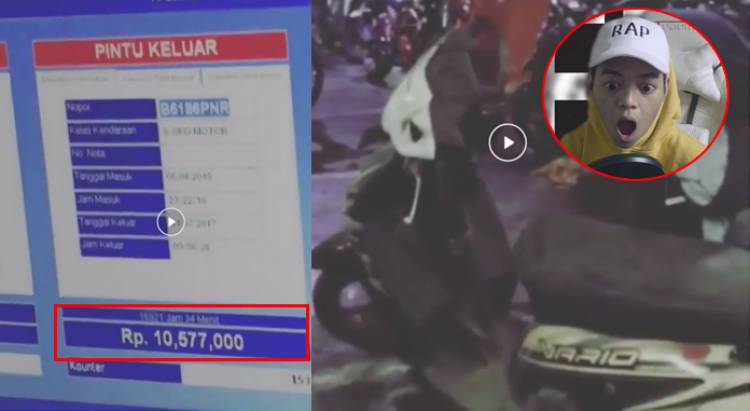 Gokil! Reza Arap Bayar Parkir Motor Sampai 10 Juta, Alasannya Bikin Ngakak!