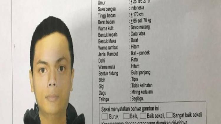 Sketsa 'Begal Payudara' Mahasiswi Dirilis, Beginilah Tampangnya